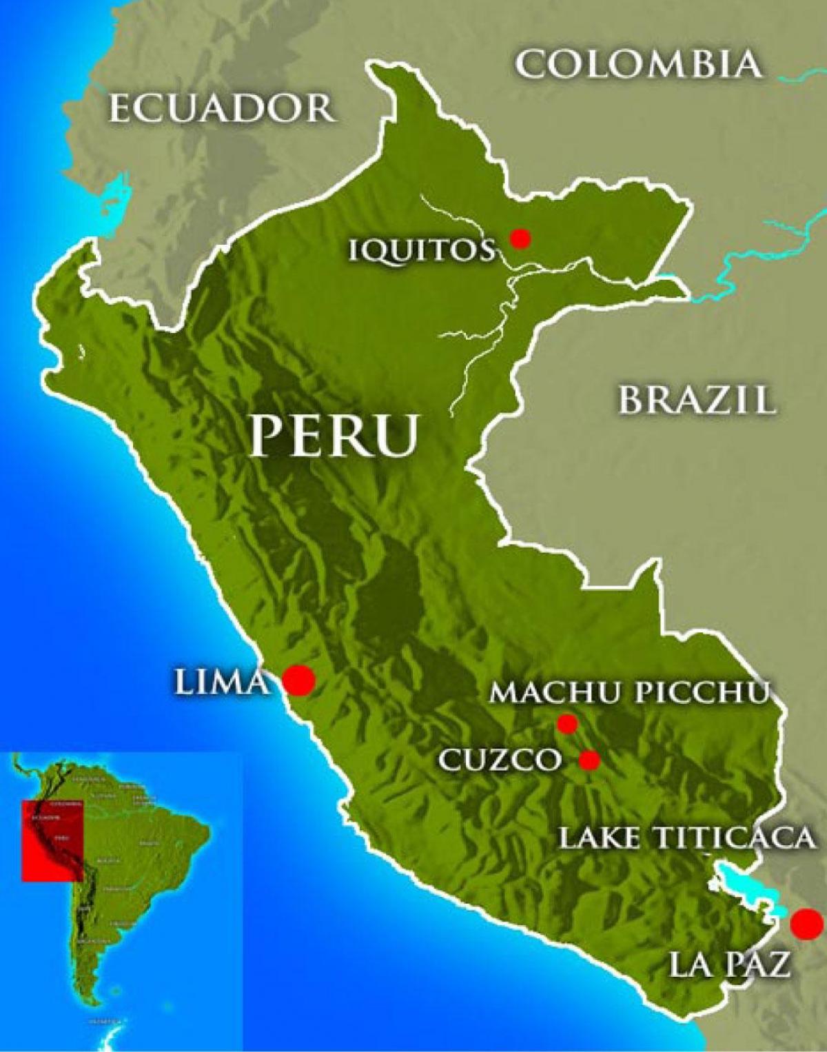 Mapa da capital do peru