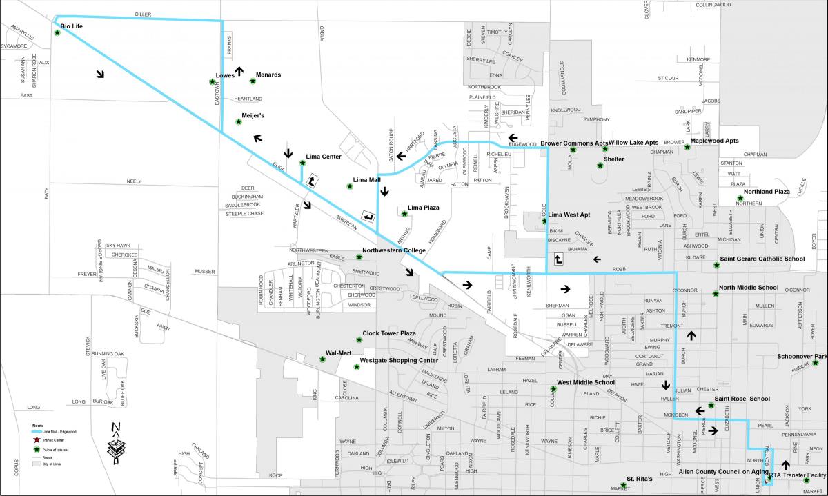 Mapa de Lima shopping